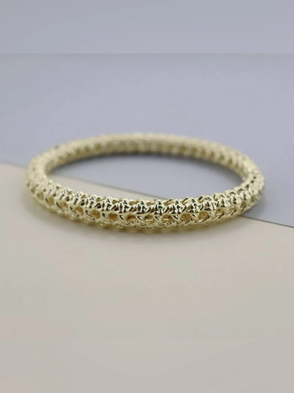 Kendra Scott Gold Textured Women's Bangle Bracelet